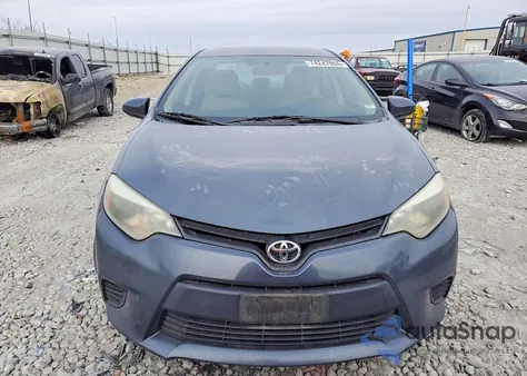 2014 Toyota Corolla L from USA, damaged, VIN 5YFBURHE3EP112676